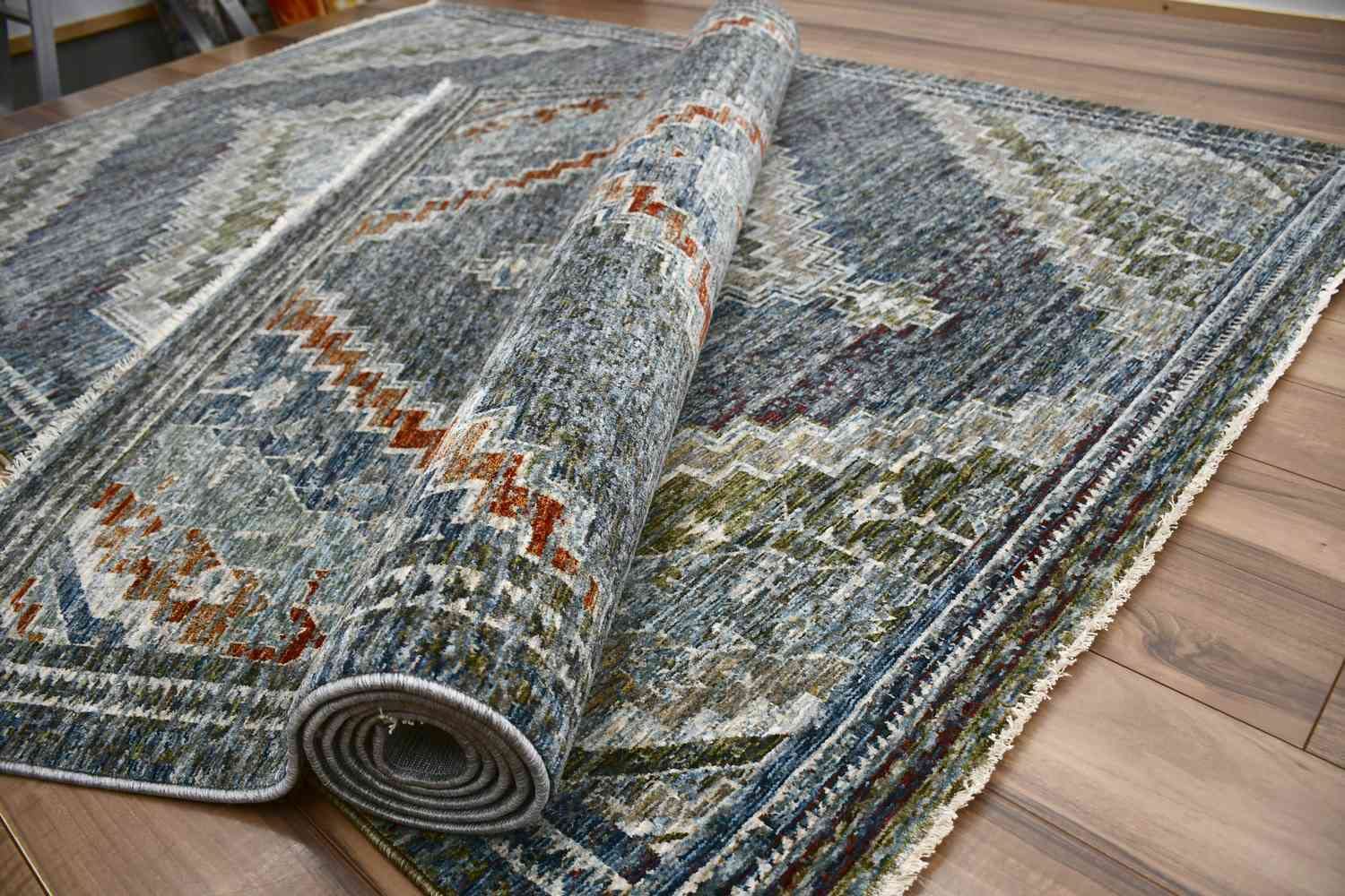 Amazon｜ラグマット 200×242 cm 約 3畳 ヴィンテージ 海外 ウィルトン